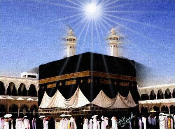 Kaaba Sharif (Makkah) - DesiPainters.com