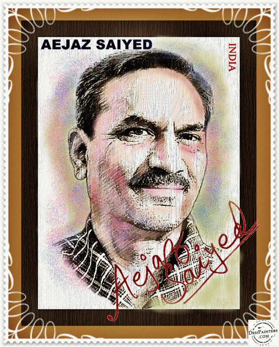 Digital Painting of Aejaz Saiyed
