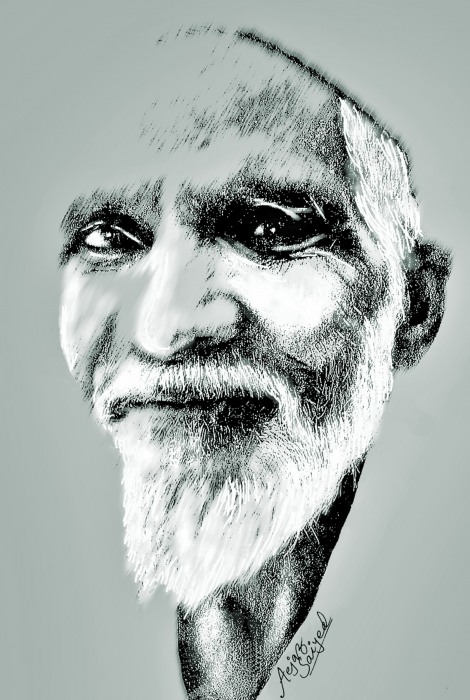 Chachaji’s Smile - DesiPainters.com