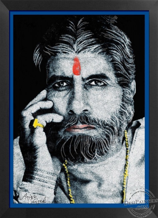 Digital Painting of Amitabh Bachchan - DesiPainters.com