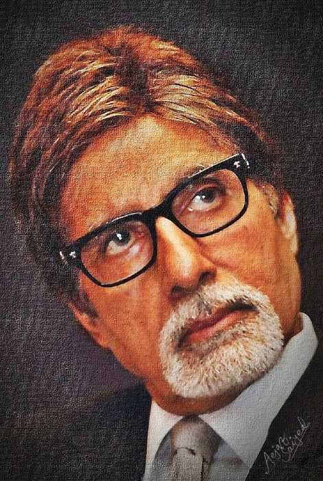 Amitabh Ji Digital Painting