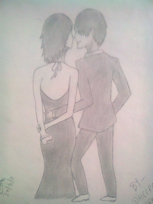 Couple Sketch by Dheeraj Virmani