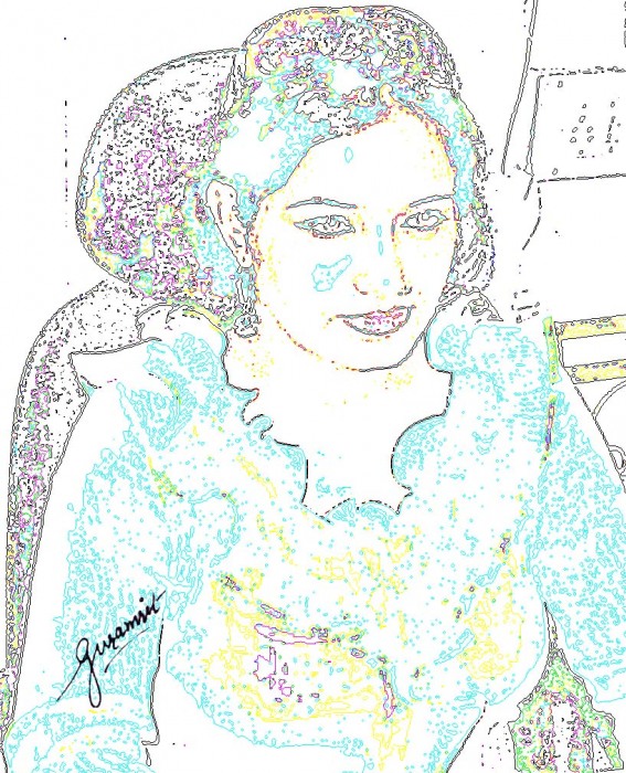 Digital Painting of Meenu