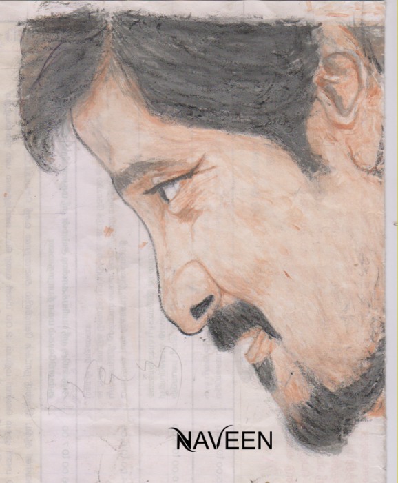 Watercolor Painting of Vikram