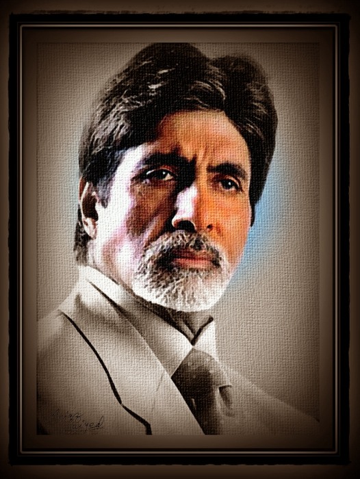 Digital Painting of Amitabh Bachchanji