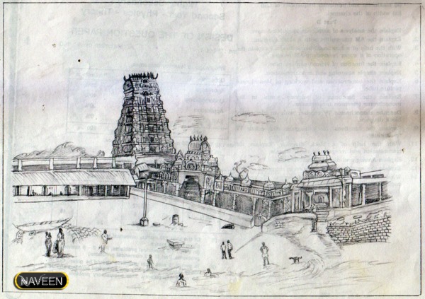 Thiruchendur Murugan Temple - DesiPainters.com
