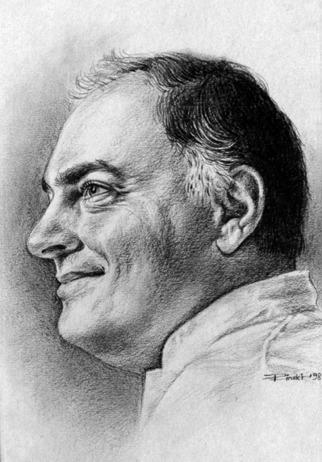 Pencil Sketch of Rajiv Gandhi