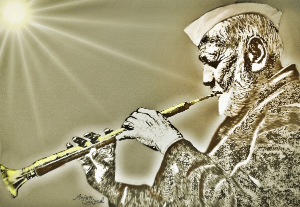 Ustad Bismillah Khan Sahib - DesiPainters.com