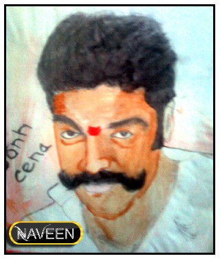 Watercolor Painting of Kamal Haasan - DesiPainters.com