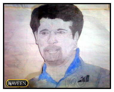 Pencil Sketch of Sachin