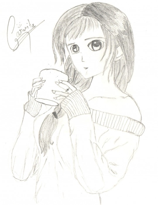 Girl Sketch by Garvita