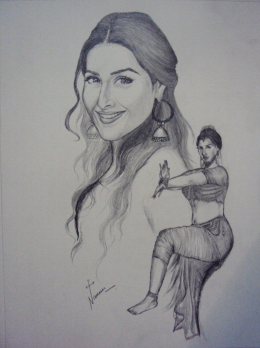 Vidya as Silk Smitha - DesiPainters.com