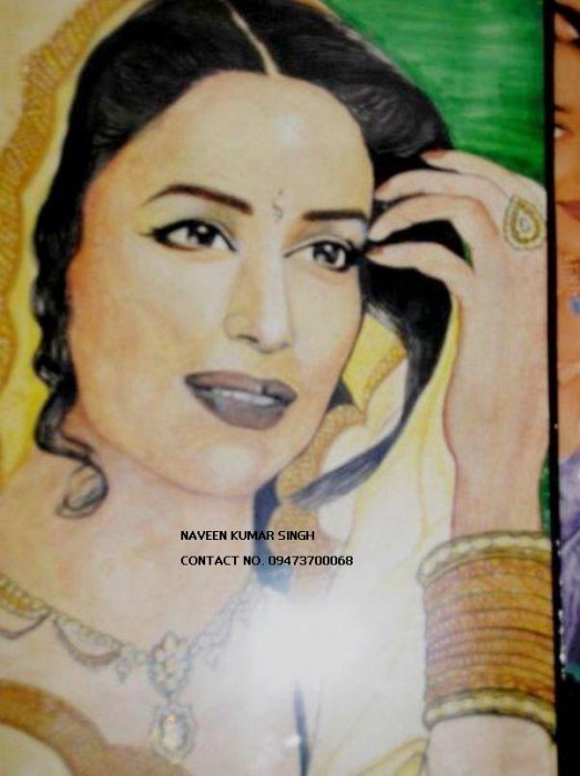 Watercolor Painting of Chandramukhi