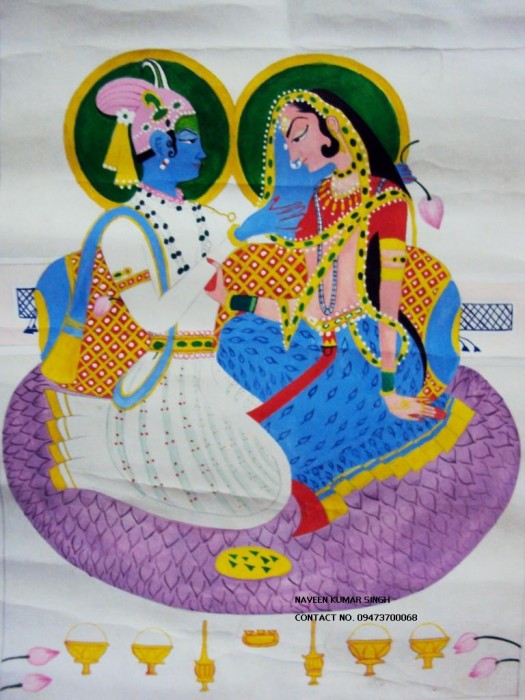 Origin of Love – Raadhe Krishna - DesiPainters.com