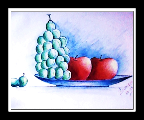 Still Life By Colour Pencil - DesiPainters.com