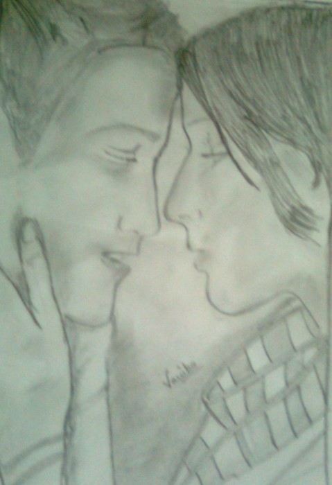Lovers Pencil Sketch