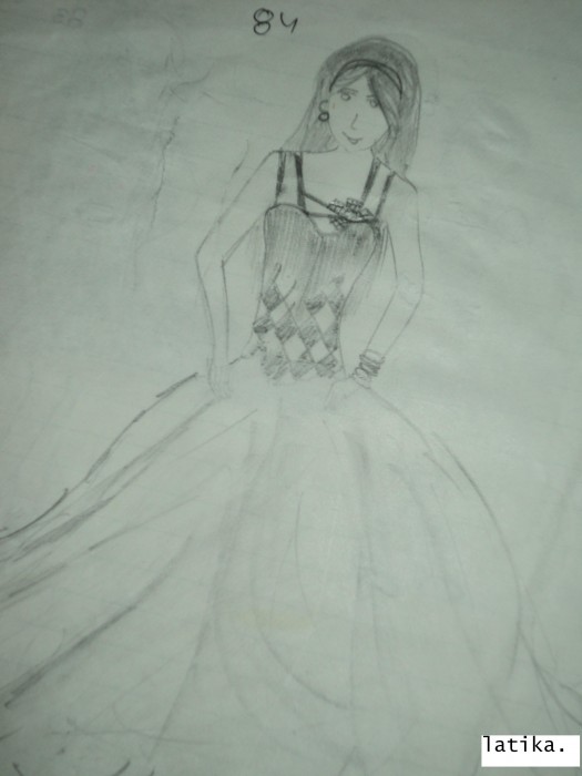 Pencil Sketch of Doll