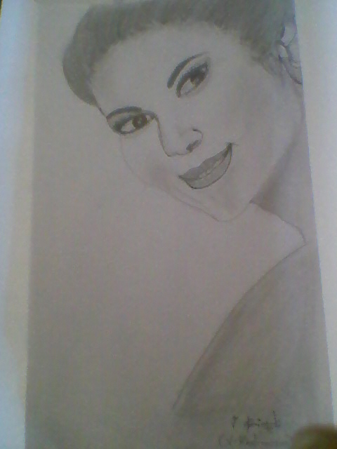 Beautiful Lady Pencil Sketch