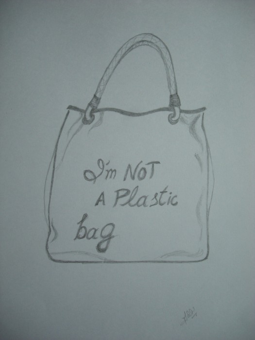 Handbag Pencil Sketch By Madhavi