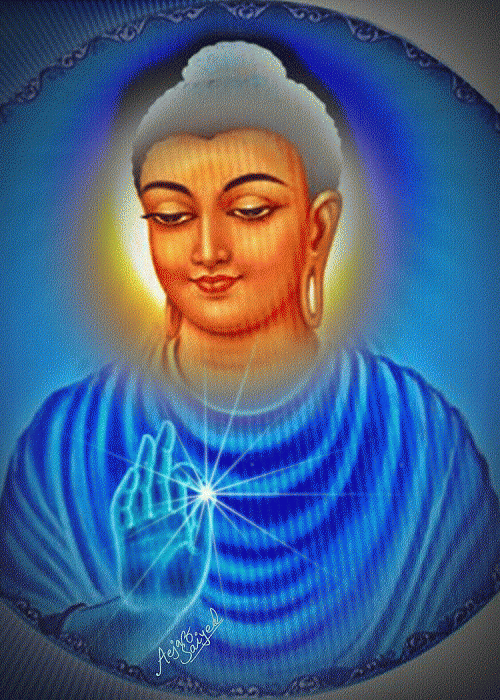 Bhagwan Gautama Buddha Digital Painting