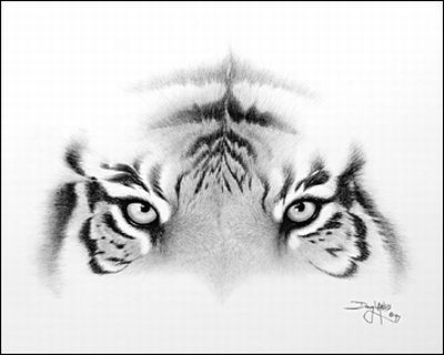 Oil Painting Of A Tiger