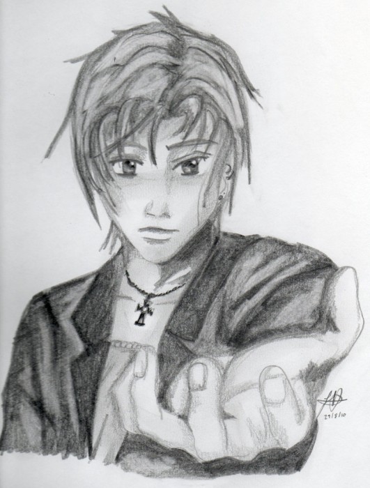 Pencil Sketch Of A Boy