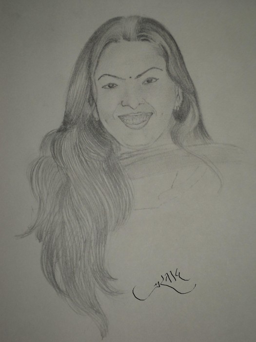 Pencil Sketch Of Friend By Prasad Joshi - DesiPainters.com