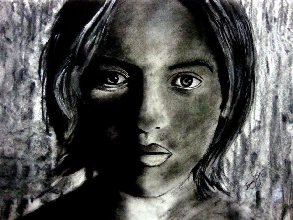 Charcoal Sketch By Kunal Gupta