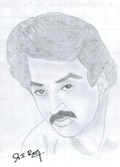 Pencil Sketch By P.t.Muthuramalingam