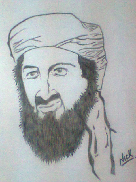 Painting Of Osama Bin Laden - DesiPainters.com
