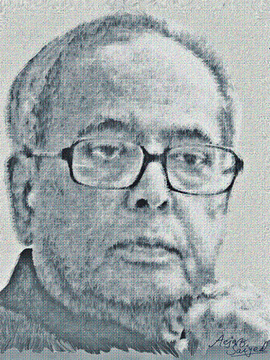 Digital Painting Of Pranab Kumar Mukherjee