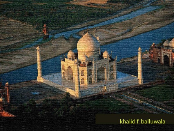 Digital Painting Of Taj Mahal