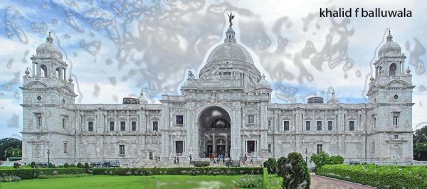 Digital Painting Of Victoria Memorial Hall - DesiPainters.com