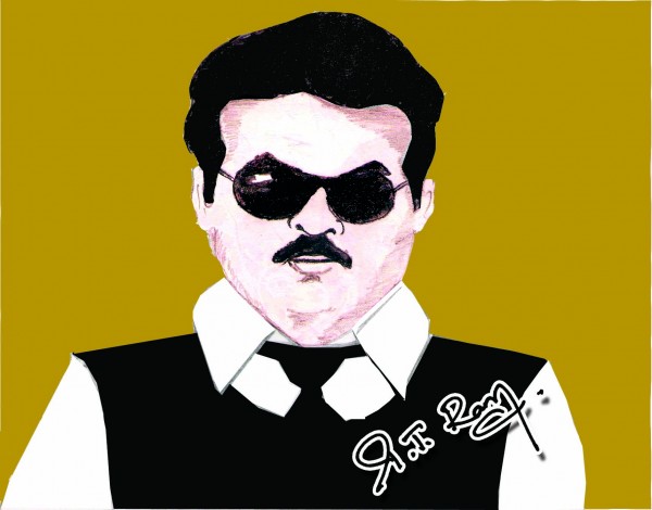 Painting Of Captain Vijayakanth