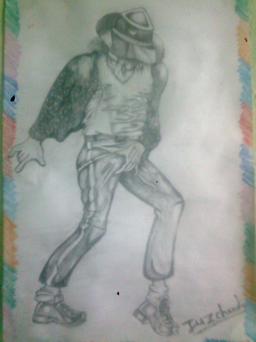 Pencil Sketch Of Michael Jackson