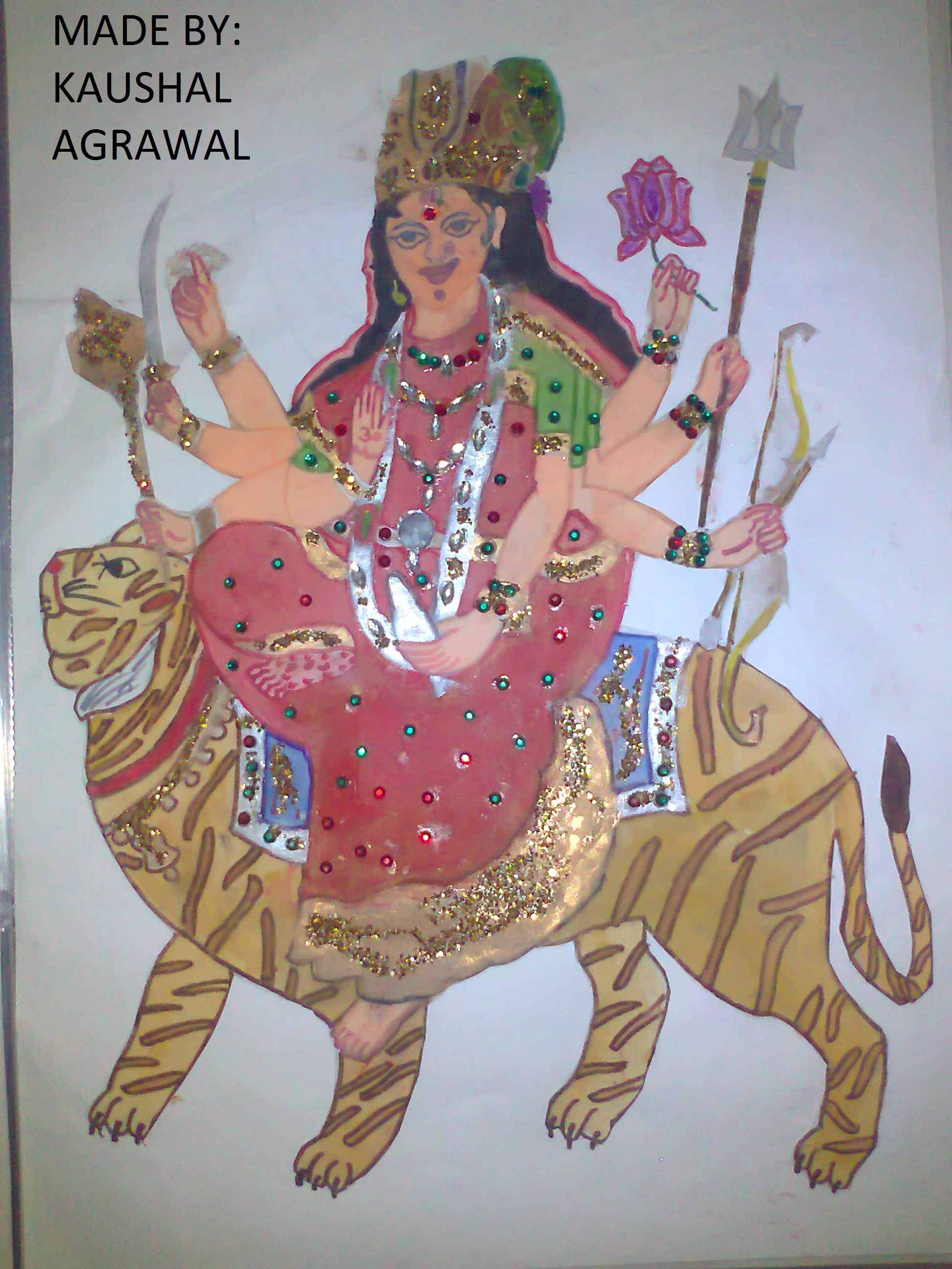 Durga maa drawing | Boho art drawings, Book art drawings, Durga painting-saigonsouth.com.vn