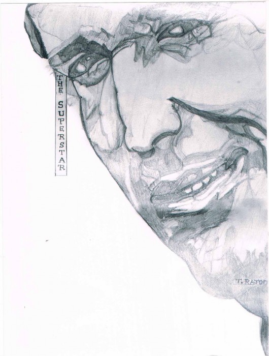 Pencil Sketch Of Rajesh Khanna - DesiPainters.com