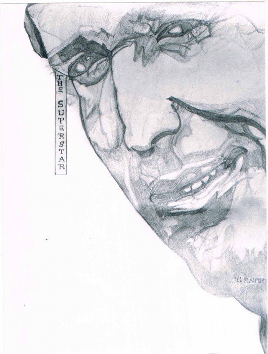 Pencil Sketch Of Rajesh Khanna