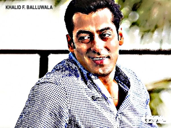 Digital Painting Of Actor Salman Khan