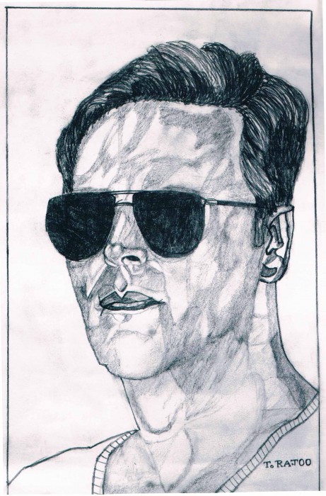 Charcoal Sketch Of Akshay Kumar