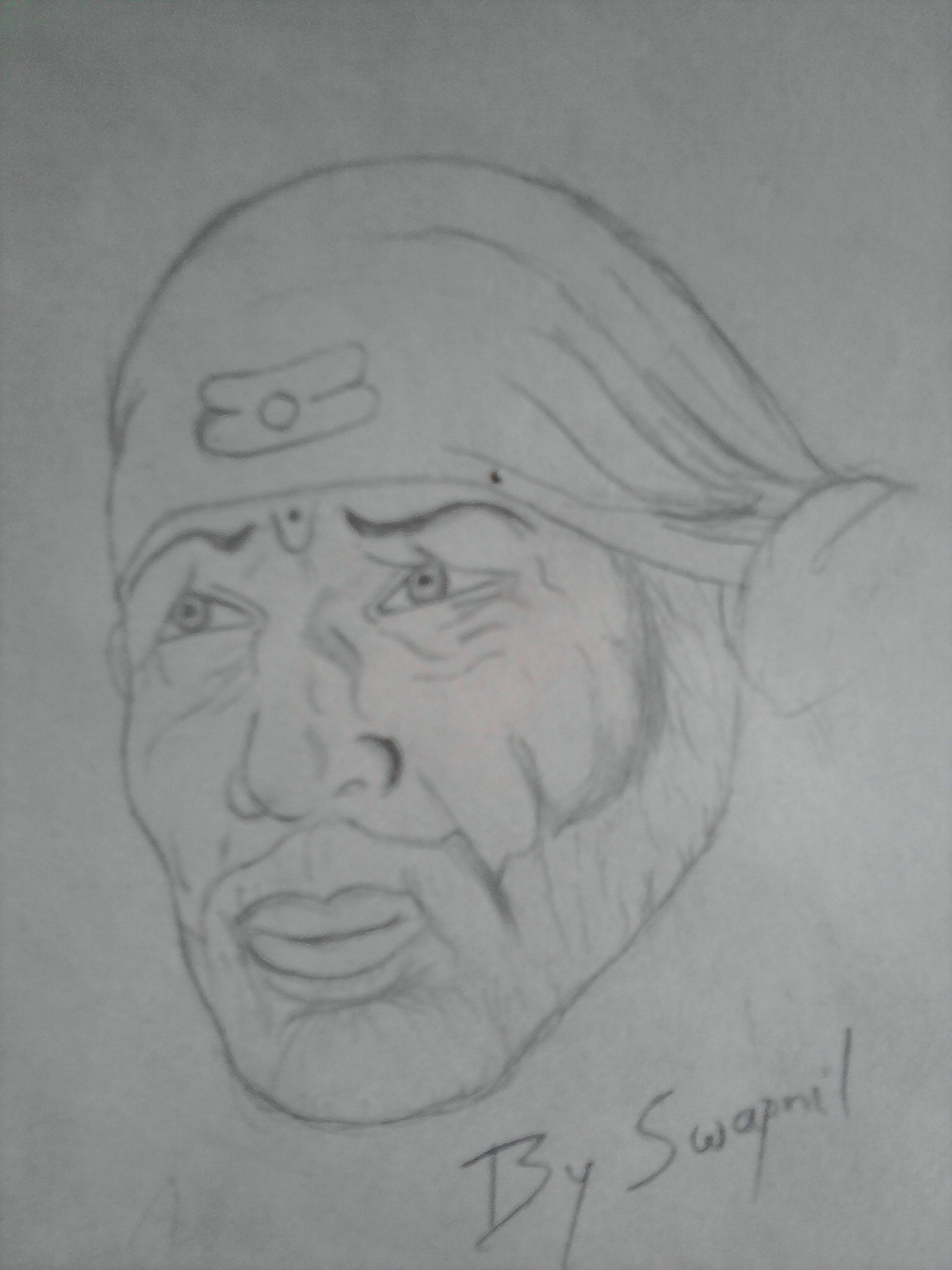 Sai Baba Pencil Sketch - Desi Painters