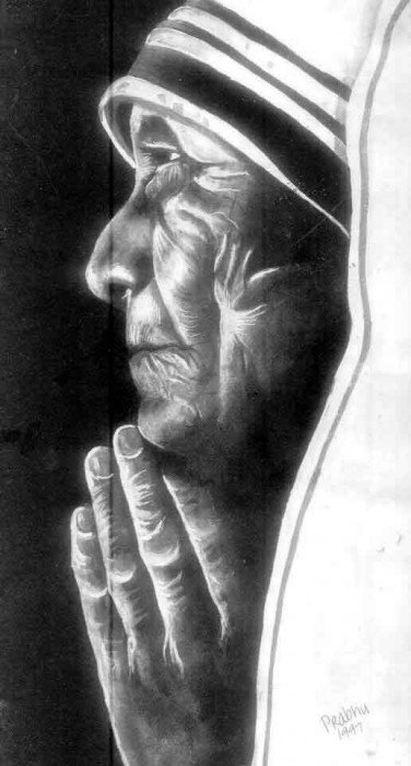 Painting Of Mother Teresa - DesiPainters.com