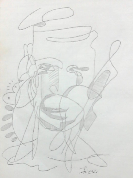 Pencil Sketch By Roza - DesiPainters.com