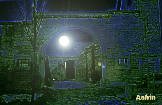 Digital Sketch Of A Night View