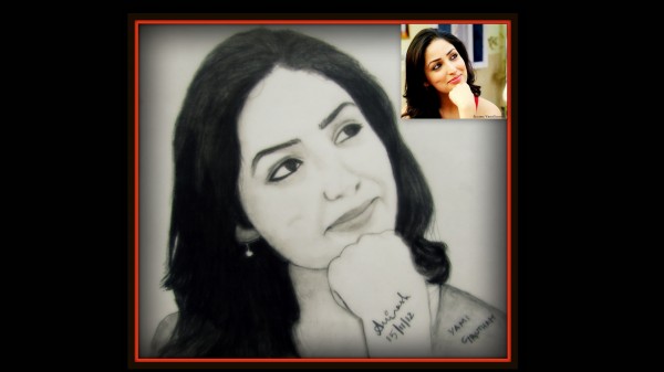 Sketch Of Actress Yami Gautam