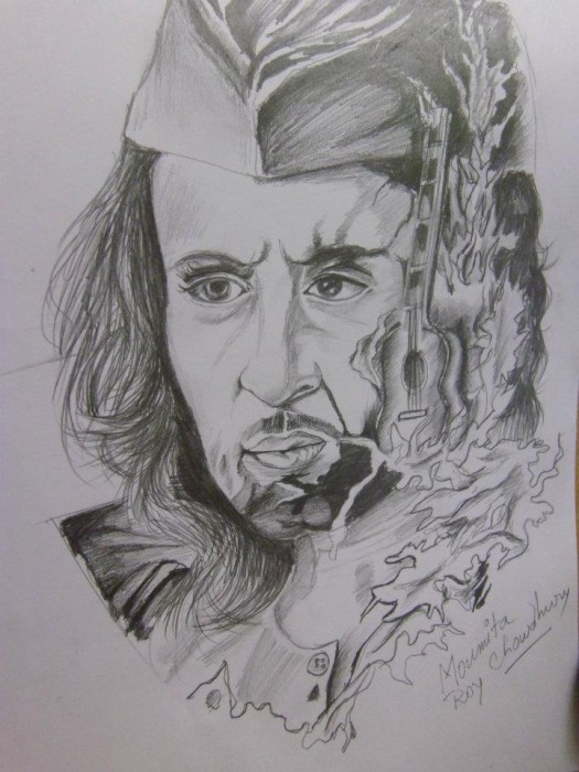 Pencil Sketch By Moumita Roy Choudhury - DesiPainters.com