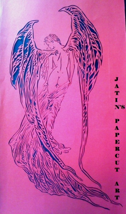 Digital Painting Of An Angel - DesiPainters.com