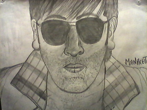 Sketch Of Actor Ranbir Kapoor - DesiPainters.com