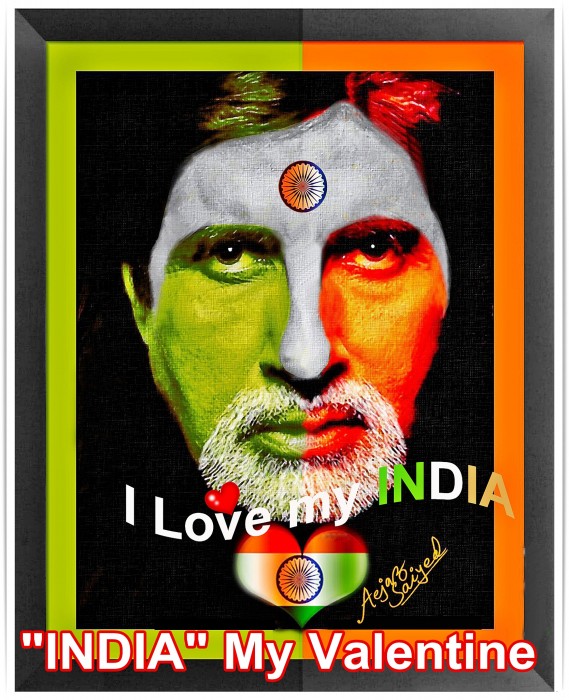 Digital Painting Of Amitabh Bachchan - DesiPainters.com