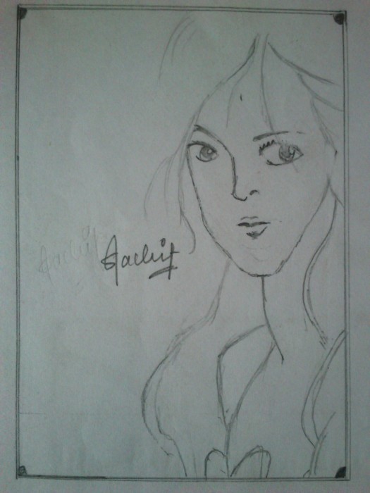 Pencil Sketch Of Sachit Dubey - DesiPainters.com